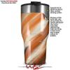 WraptorSkinz Skin Wrap compatible with 2017 and newer RTIC Tumblers 30oz Paint Blend Orange (TUMBLER NOT INCLUDED) view 2