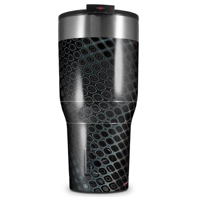 WraptorSkinz Skin Wrap compatible with 2017 and newer RTIC Tumblers 30oz Dark Mesh (TUMBLER NOT INCLUDED)