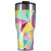 WraptorSkinz Skin Wrap compatible with 2017 and newer RTIC Tumblers 30oz Brushed Geometric (TUMBLER NOT INCLUDED) view 1