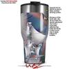 WraptorSkinz Skin Wrap compatible with 2017 and newer RTIC Tumblers 30oz Construction (TUMBLER NOT INCLUDED) view 2