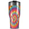 WraptorSkinz Skin Wrap compatible with 2017 and newer RTIC Tumblers 30oz Tie Dye Swirl 107 (TUMBLER NOT INCLUDED) view 1