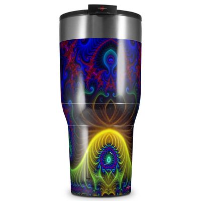 WraptorSkinz Skin Wrap compatible with 2017 and newer RTIC Tumblers 30oz Indhra-1 (TUMBLER NOT INCLUDED)