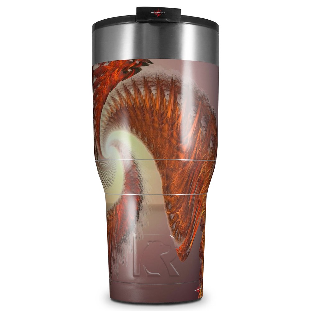 WraptorSkinz Skin Wrap compatible with 2017 and newer RTIC Tumblers 30oz Solar Power (TUMBLER NOT INCLUDED)