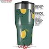 WraptorSkinz Skin Wrap compatible with 2017 and newer RTIC Tumblers 30oz Lemon Green (TUMBLER NOT INCLUDED) view 2