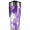 WraptorSkinz Skin Wrap compatible with 2017 and newer RTIC Tumblers 30oz Bokeh Squared Purple (TUMBLER NOT INCLUDED) view 1