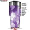 WraptorSkinz Skin Wrap compatible with 2017 and newer RTIC Tumblers 30oz Bokeh Squared Purple (TUMBLER NOT INCLUDED) view 2