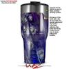 WraptorSkinz Skin Wrap compatible with 2017 and newer RTIC Tumblers 30oz Flowery (TUMBLER NOT INCLUDED) view 2