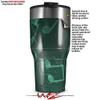 WraptorSkinz Skin Wrap compatible with 2017 and newer RTIC Tumblers 30oz Bokeh Music Seafoam Green (TUMBLER NOT INCLUDED) view 2