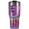 WraptorSkinz Skin Wrap compatible with 2017 and newer RTIC Tumblers 30oz Tie Dye Red Stripes (TUMBLER NOT INCLUDED) view 1