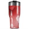 WraptorSkinz Skin Wrap compatible with 2017 and newer RTIC Tumblers 30oz Bokeh Hex Red (TUMBLER NOT INCLUDED) view 1