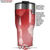 WraptorSkinz Skin Wrap compatible with 2017 and newer RTIC Tumblers 30oz Bokeh Hex Red (TUMBLER NOT INCLUDED) view 2