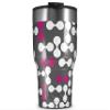 WraptorSkinz Skin Wrap compatible with 2017 and newer RTIC Tumblers 30oz Locknodes 04 Hot Pink (Fuchsia) (TUMBLER NOT INCLUDED) view 1