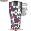 WraptorSkinz Skin Wrap compatible with 2017 and newer RTIC Tumblers 30oz Locknodes 04 Hot Pink (Fuchsia) (TUMBLER NOT INCLUDED) view 2
