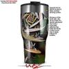 WraptorSkinz Skin Wrap compatible with 2017 and newer RTIC Tumblers 30oz Dimensions (TUMBLER NOT INCLUDED) view 2