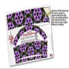 WraptorSkinz Skin Wrap compatible with 2017 and newer RTIC Tumblers 30oz Floral Pattern Purple (TUMBLER NOT INCLUDED) view 4