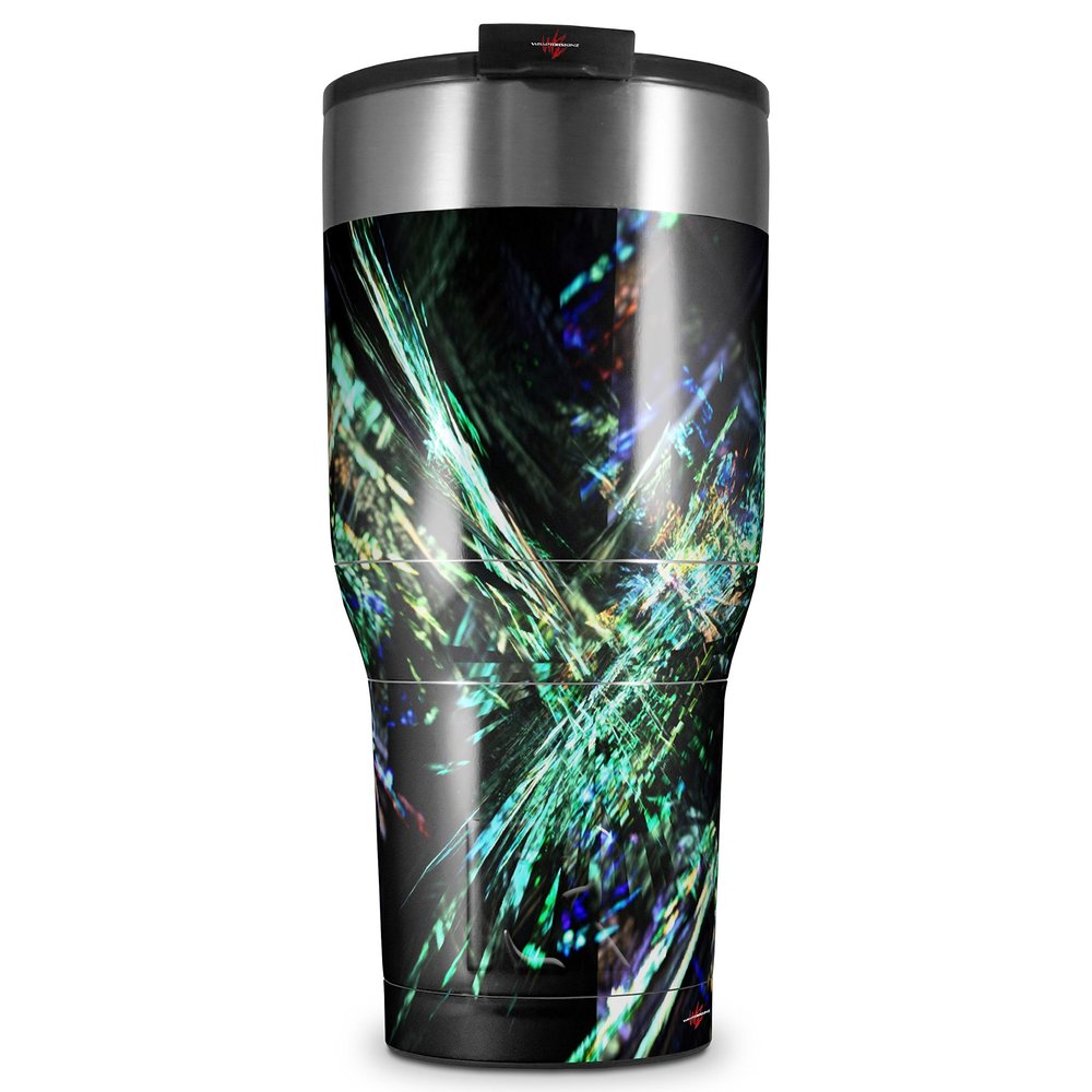 WraptorSkinz Skin Wrap compatible with 2017 and newer RTIC Tumblers 30oz Akihabara (TUMBLER NOT INCLUDED)