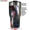 WraptorSkinz Skin Wrap compatible with 2017 and newer RTIC Tumblers 30oz Darkness Stirs (TUMBLER NOT INCLUDED) view 2