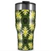 WraptorSkinz Skin Wrap compatible with 2017 and newer RTIC Tumblers 30oz Abstract Floral Yellow (TUMBLER NOT INCLUDED) view 1
