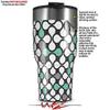 WraptorSkinz Skin Wrap compatible with 2017 and newer RTIC Tumblers 30oz Locknodes 05 Seafoam Green (TUMBLER NOT INCLUDED) view 2