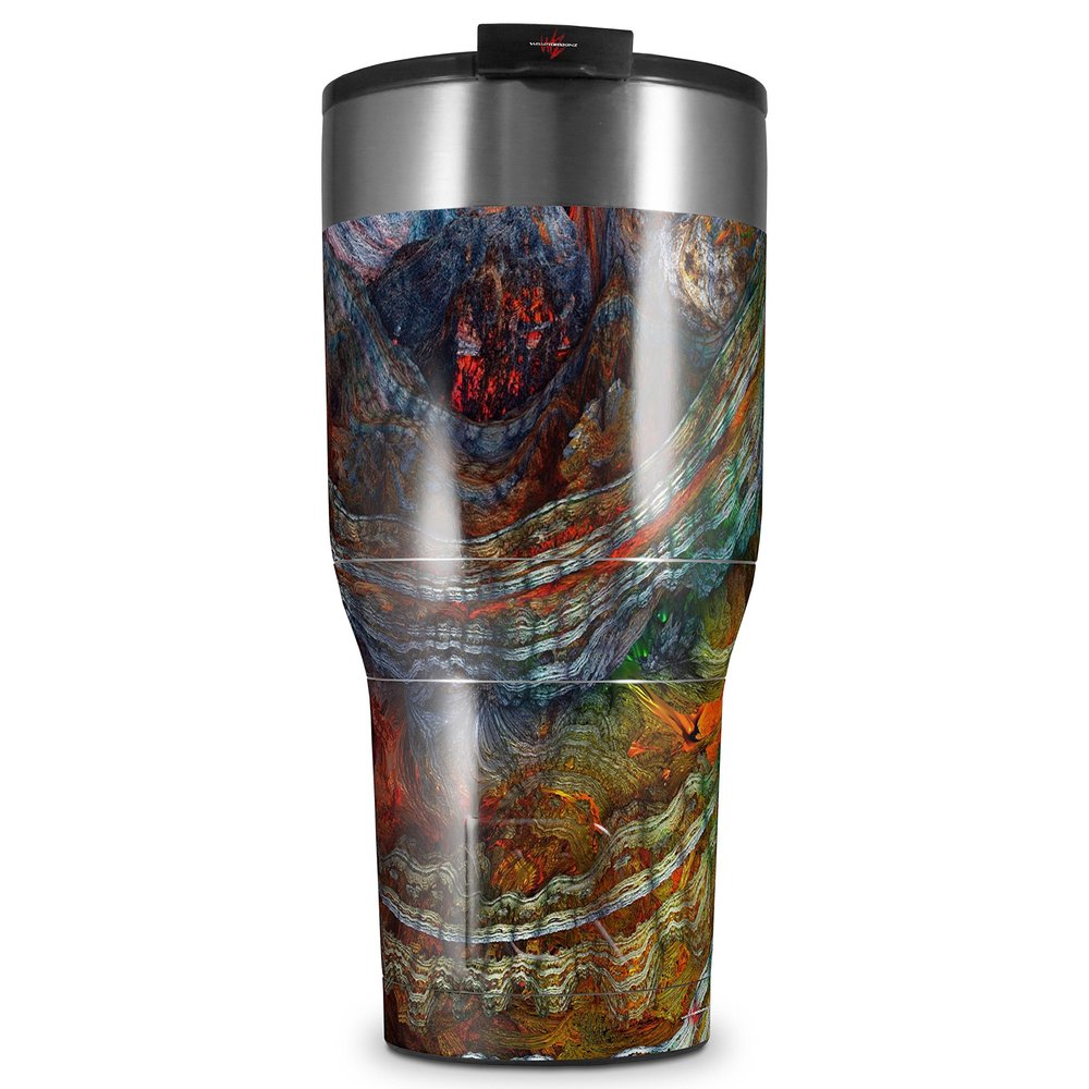 WraptorSkinz Skin Wrap compatible with 2017 and newer RTIC Tumblers 30oz Organic 2 (TUMBLER NOT INCLUDED)