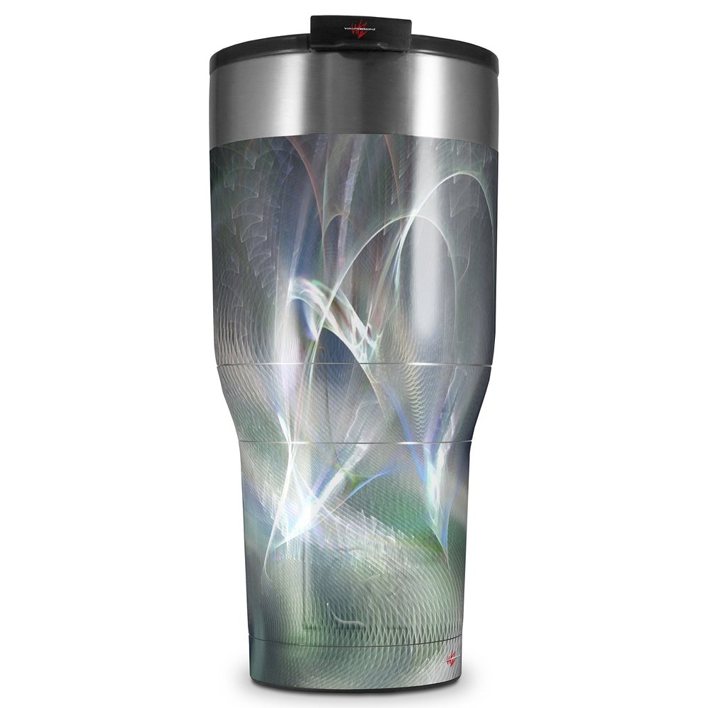 WraptorSkinz Skin Wrap compatible with 2017 and newer RTIC Tumblers 30oz Ripples Of Time (TUMBLER NOT INCLUDED)