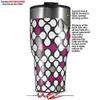 WraptorSkinz Skin Wrap compatible with 2017 and newer RTIC Tumblers 30oz Locknodes 05 Hot Pink (Fuchsia) (TUMBLER NOT INCLUDED) view 2