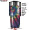 WraptorSkinz Skin Wrap compatible with 2017 and newer RTIC Tumblers 30oz Tie Dye Swirl 105 (TUMBLER NOT INCLUDED) view 2