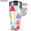 WraptorSkinz Skin Wrap compatible with 2017 and newer RTIC Tumblers 30oz Triangles Light (TUMBLER NOT INCLUDED) view 2