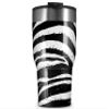 WraptorSkinz Skin Wrap compatible with 2017 and newer RTIC Tumblers 30oz Zebra (TUMBLER NOT INCLUDED) view 1