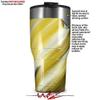 WraptorSkinz Skin Wrap compatible with 2017 and newer RTIC Tumblers 30oz Paint Blend Yellow (TUMBLER NOT INCLUDED) view 2
