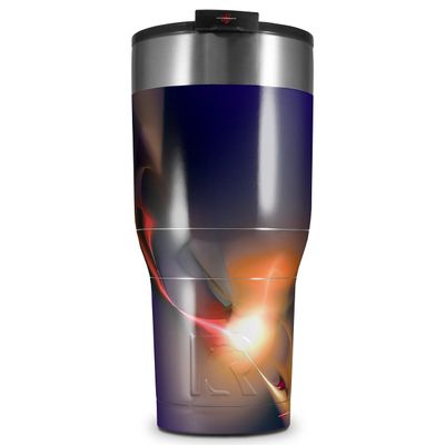 WraptorSkinz Skin Wrap compatible with 2017 and newer RTIC Tumblers 30oz Intersection (TUMBLER NOT INCLUDED)