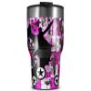 WraptorSkinz Skin Wrap compatible with 2017 and newer RTIC Tumblers 30oz Pink Star Splatter (TUMBLER NOT INCLUDED) view 1