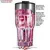 WraptorSkinz Skin Wrap compatible with 2017 and newer RTIC Tumblers 30oz Grunge Love (TUMBLER NOT INCLUDED) view 2