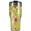 WraptorSkinz Skin Wrap compatible with 2017 and newer RTIC Tumblers 30oz Beach Flowers Sage Green (TUMBLER NOT INCLUDED) view 1