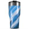 WraptorSkinz Skin Wrap compatible with 2017 and newer RTIC Tumblers 30oz Paint Blend Blue (TUMBLER NOT INCLUDED) view 1