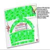 WraptorSkinz Skin Wrap compatible with 2017 and newer RTIC Tumblers 30oz Skull Patch Pattern Green (TUMBLER NOT INCLUDED) view 4