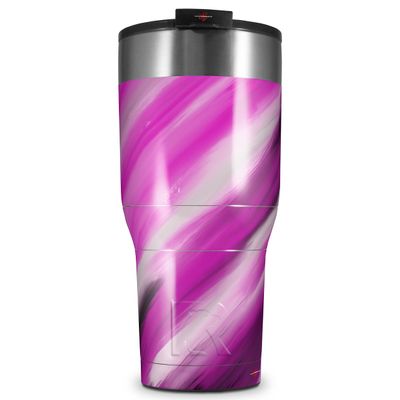 WraptorSkinz Skin Wrap compatible with 2017 and newer RTIC Tumblers 30oz Paint Blend Hot Pink (TUMBLER NOT INCLUDED)