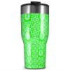 WraptorSkinz Skin Wrap compatible with 2017 and newer RTIC Tumblers 30oz Gothic Punk Pattern Green (TUMBLER NOT INCLUDED) view 1