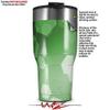 WraptorSkinz Skin Wrap compatible with 2017 and newer RTIC Tumblers 30oz Bokeh Hex Green (TUMBLER NOT INCLUDED) view 2
