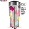 WraptorSkinz Skin Wrap compatible with 2017 and newer RTIC Tumblers 30oz Plain Leaves On Gray (TUMBLER NOT INCLUDED) view 2