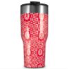 WraptorSkinz Skin Wrap compatible with 2017 and newer RTIC Tumblers 30oz Gothic Punk Pattern Red (TUMBLER NOT INCLUDED) view 1