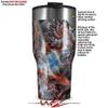 WraptorSkinz Skin Wrap compatible with 2017 and newer RTIC Tumblers 30oz Diamonds (TUMBLER NOT INCLUDED) view 2