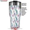 WraptorSkinz Skin Wrap compatible with 2017 and newer RTIC Tumblers 30oz Seahorses and Shells White (TUMBLER NOT INCLUDED) view 2