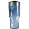 WraptorSkinz Skin Wrap compatible with 2017 and newer RTIC Tumblers 30oz Bokeh Hex Blue (TUMBLER NOT INCLUDED) view 1