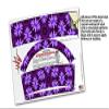 WraptorSkinz Skin Wrap compatible with 2017 and newer RTIC Tumblers 30oz Abstract Floral Purple (TUMBLER NOT INCLUDED) view 4