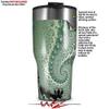WraptorSkinz Skin Wrap compatible with 2017 and newer RTIC Tumblers 30oz Foam (TUMBLER NOT INCLUDED) view 2