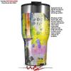 WraptorSkinz Skin Wrap compatible with 2017 and newer RTIC Tumblers 30oz Graffiti Pop (TUMBLER NOT INCLUDED) view 2