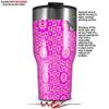 WraptorSkinz Skin Wrap compatible with 2017 and newer RTIC Tumblers 30oz Gothic Punk Pattern Pink (TUMBLER NOT INCLUDED) view 2