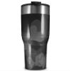 WraptorSkinz Skin Wrap compatible with 2017 and newer RTIC Tumblers 30oz Bokeh Hearts Grey (TUMBLER NOT INCLUDED) view 1
