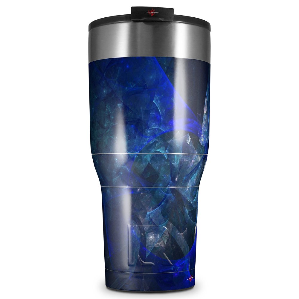 WraptorSkinz Skin Wrap compatible with 2017 and newer RTIC Tumblers 30oz Opal Shards (TUMBLER NOT INCLUDED)